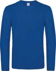 B&C CGTU07T - Camiseta #E190 manga larga hombre Azul royal