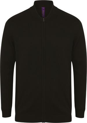 Henbury H718 - Cárdigan cuello bomber