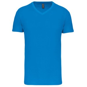 Kariban K3028IC - Camiseta BIO150IC cuello de pico hombre Tropical Blue