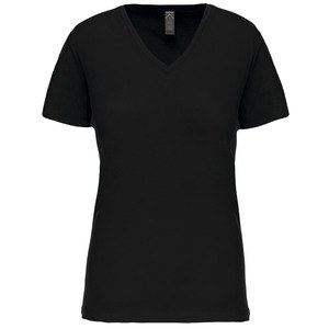 Kariban K3029IC - Camiseta BIO150IC cuello de pico mujer Black