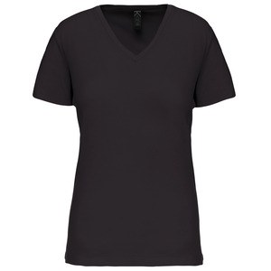 Kariban K3029IC - Camiseta BIO150IC cuello de pico mujer Gris oscuro