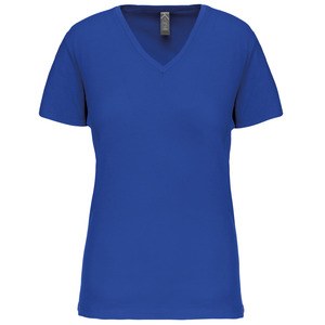 Kariban K3029IC - Camiseta BIO150IC cuello de pico mujer Light Royal Blue