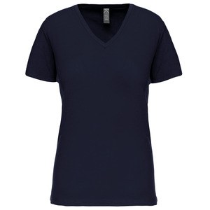 Kariban K3029IC - Camiseta BIO150IC cuello de pico mujer Azul marino