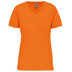 Kariban K3029IC - Camiseta BIO150IC cuello de pico mujer Naranja