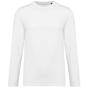 Kariban Premium PK302 - Camiseta Supima® cuello redondo manga larga hombre White