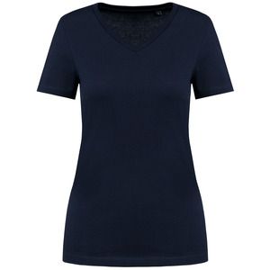 Kariban Premium PK305 - Camiseta Supima® cuello de pico manga corta mujer Deep Navy