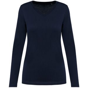 Kariban Premium PK307 - Camiseta Supima® cuello de pico manga larga mujer