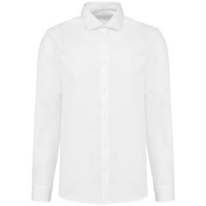 Kariban Premium PK500 - Camisa popelina manga larga hombre White