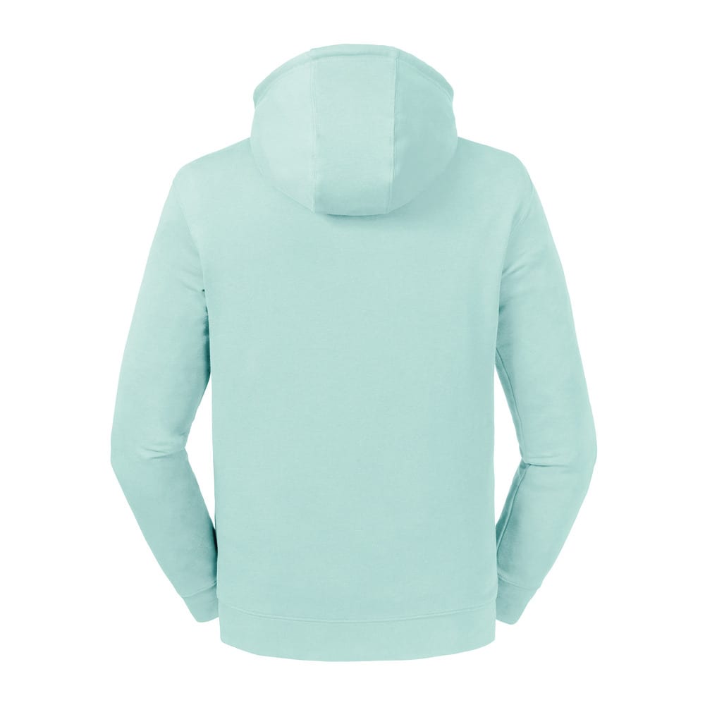 Russell RU209M - Sudadera Pure Organic capucha y cuello alto