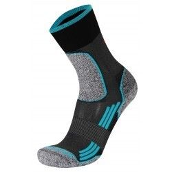 RYWAN RY1066 - Calcetines L'increvable No Limit Walk Black / Turquoise