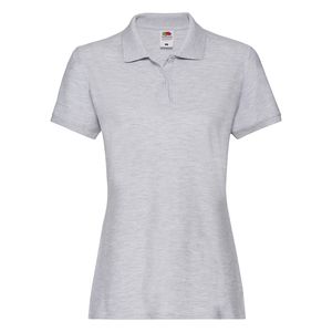 Fruit of the Loom SC63030 - POLO PREMIUM MUJER Gris mezcla