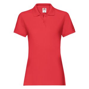 Fruit of the Loom SC63030 - POLO PREMIUM MUJER Red