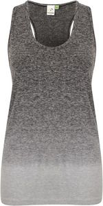 Tombo TL302 - Camiseta estampada sin mangas Dark Grey / Light Grey Marl