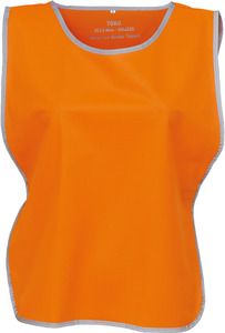 Yoko YHVJ259 - Chaleco con bordes reflectantes Naranja