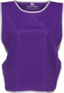 Yoko YHVJ259 - Chaleco con bordes reflectantes Purple