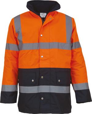 Yoko YHVP302 - Chaqueta de seguridad alta visibilidad bicolor