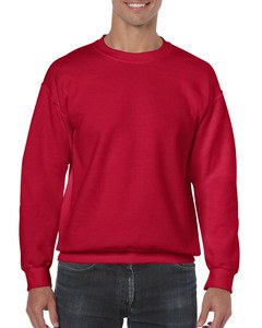 Gildan GIL18000 - Suéter de tripulación pesado unisex Color rojo cereza