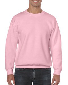 Gildan GIL18000 - Suéter de tripulación pesado unisex Luz de color rosa