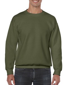 Gildan GIL18000 - Suéter de tripulación pesado unisex Verde Militar