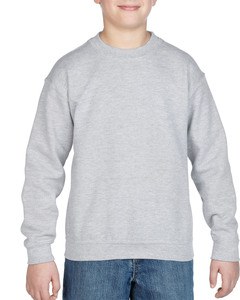 Gildan GIL18000B - Sweater Crewneck pesado para niños Sports Grey