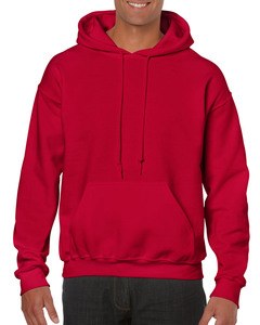 Gildan GIL18500 - Suéter encapuchado pesado para él Color rojo cereza