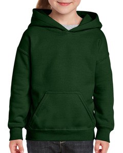 Gildan GIL18500B - Suéter encapuchado pesado para niños Bosque Verde