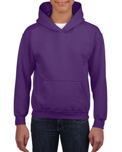 Gildan GIL18500B - Suéter encapuchado pesado para niños Púrpura
