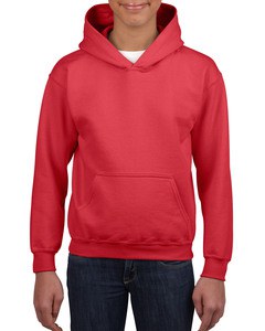 Gildan GIL18500B - Suéter encapuchado pesado para niños Rojo