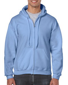 Gildan GIL18600 - Suéter encapuchado con cremallera pesada para él Carolina del Azul