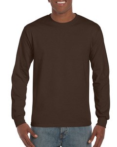 Gildan GIL2400 - Camiseta ultra algodón ls Chocolate Negro