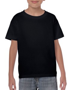 Gildan GIL5000B - Camiseta Ss de algodón pesado para niños Negro