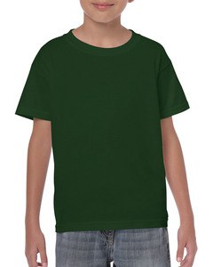 Gildan GIL5000B - Camiseta Ss de algodón pesado para niños Bosque Verde