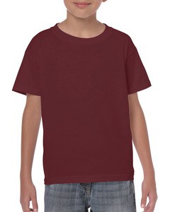 Gildan GIL5000B - Camiseta Ss de algodón pesado para niños Granate