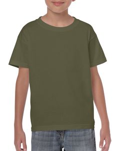 Gildan GIL5000B - Camiseta Ss de algodón pesado para niños Verde Militar