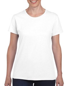 Gildan GIL5000L - Camiseta de algodón pesado ss para ella Blanco