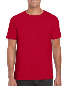 Gildan GIL64000 - Camiseta Softstyle SS para él Color rojo cereza