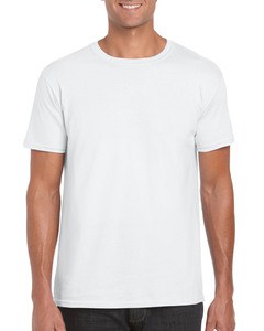 Gildan GIL64000 - Camiseta Softstyle SS para él Blanco