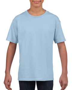 Gildan GIL64000B - Camiseta SoftStyle SS para niños Azul Cielo