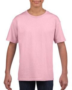 Gildan GIL64000B - Camiseta SoftStyle SS para niños Luz de color rosa