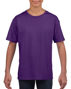 Gildan GIL64000B - Camiseta SoftStyle SS para niños Púrpura