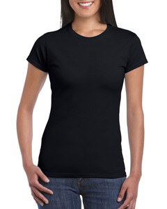 Gildan GIL64000L - Camiseta softStyle ss para ella Negro