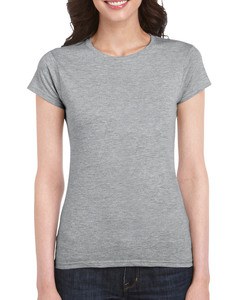 Gildan GIL64000L - Camiseta softStyle ss para ella Sports Grey
