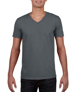 Gildan GIL64V00 - Camiseta con cuello en V ss ss para él Charcoal