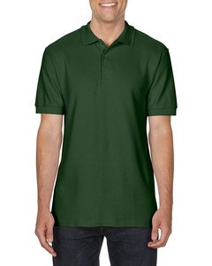 Gildan GIL85800 - Polo Premium Cotton Doble piqué para él para él Bosque Verde