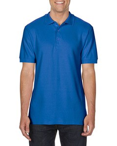 Gildan GIL85800 - Polo Premium Cotton Doble piqué para él para él Azul royal