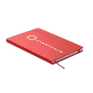 GiftRetail MO6580 - OURS Libreta A5 papel reciclado Rojo