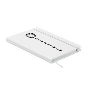 GiftRetail MO6580 - OURS Libreta A5 papel reciclado Blanco
