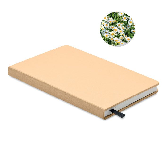 GiftRetail MO6689 - GROW Libreta A5 hojas papel recicl.