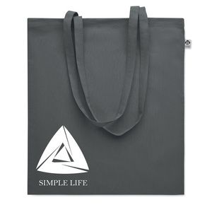 GiftRetail MO6711 - ONEL Bolsa de algodón orgánico Gris Oscuro