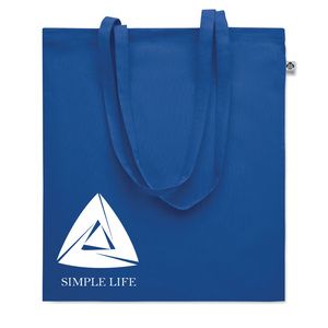 GiftRetail MO6711 - ONEL Bolsa de algodón orgánico Azul royal